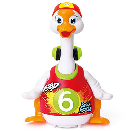 Dancing Hip Hop Goose Musical Toy for Kids  Developmental Playmate Blue