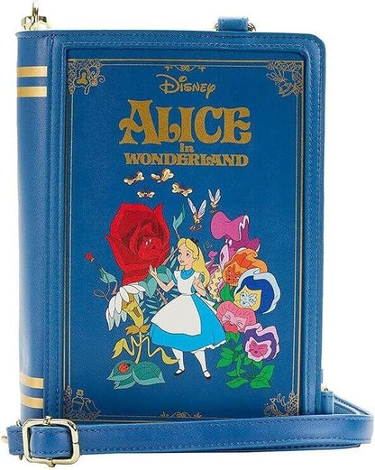 Loungefly Disney Alice in Wonderland Classic Book Convertible Shoulder Bag Purse