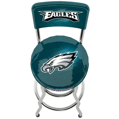 Philadelphia Eagles NFL Blitz High Back Adjustable Swivel Stool, Arcade1Up