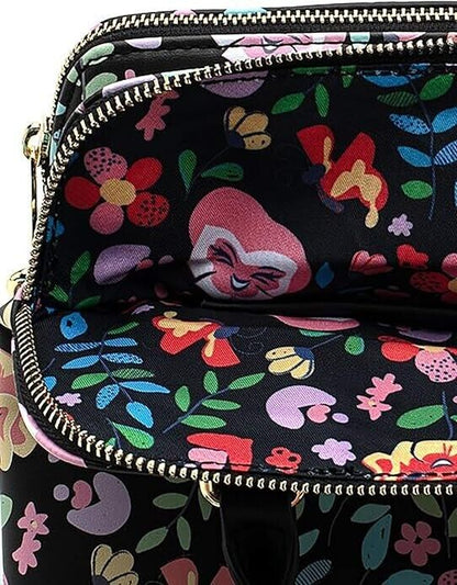 Loungefly x Disney Alice in Wonderland Flowers Crossbody Purse