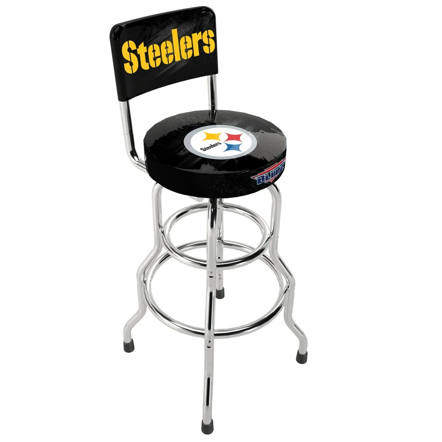 Pittsburgh Steelers NFL Blitz High Back Adjustable Swivel Stool, Arcade1Up