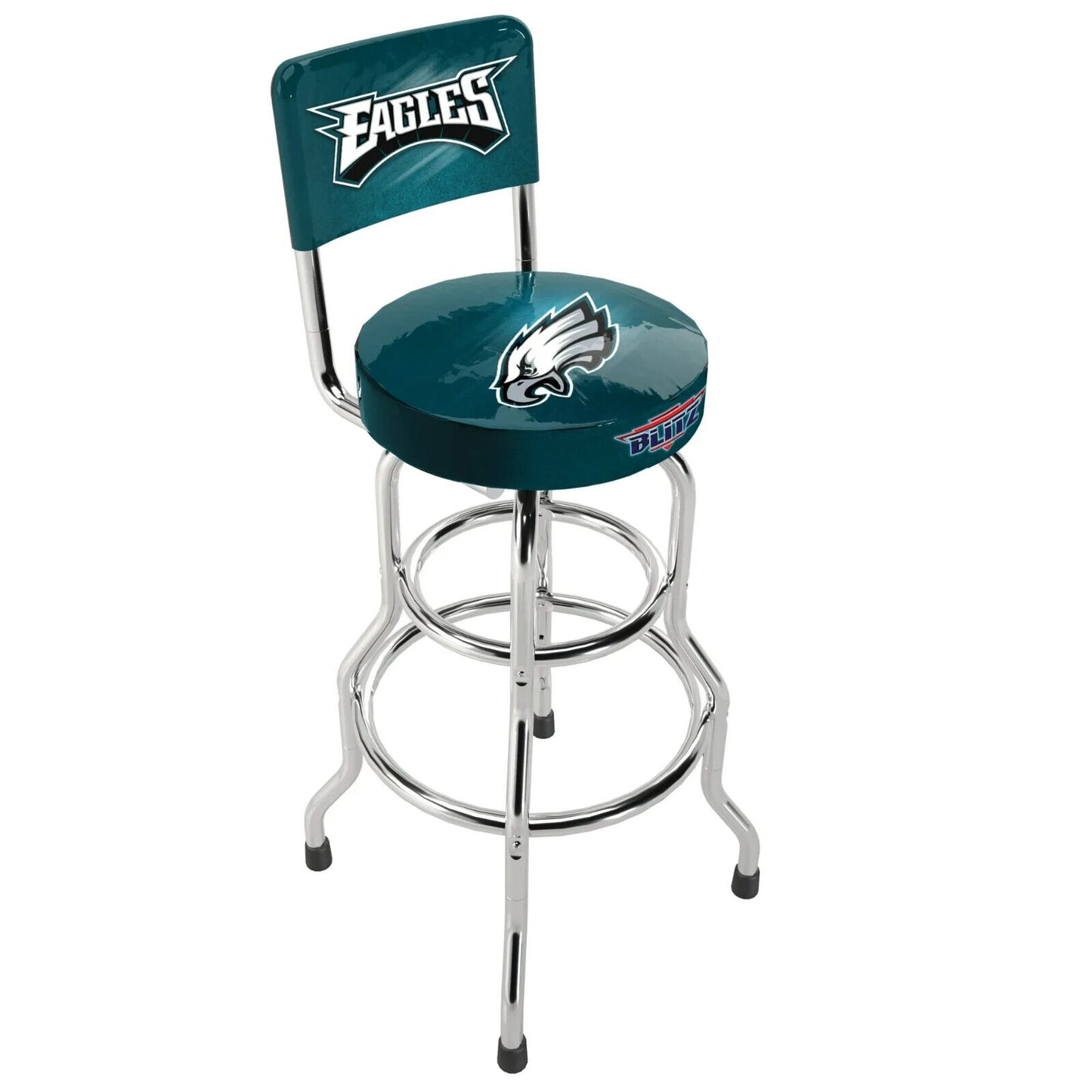 Philadelphia Eagles NFL Blitz High Back Adjustable Swivel Stool, Arcade1Up