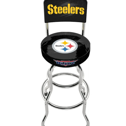 Pittsburgh Steelers NFL Blitz High Back Adjustable Swivel Stool, Arcade1Up