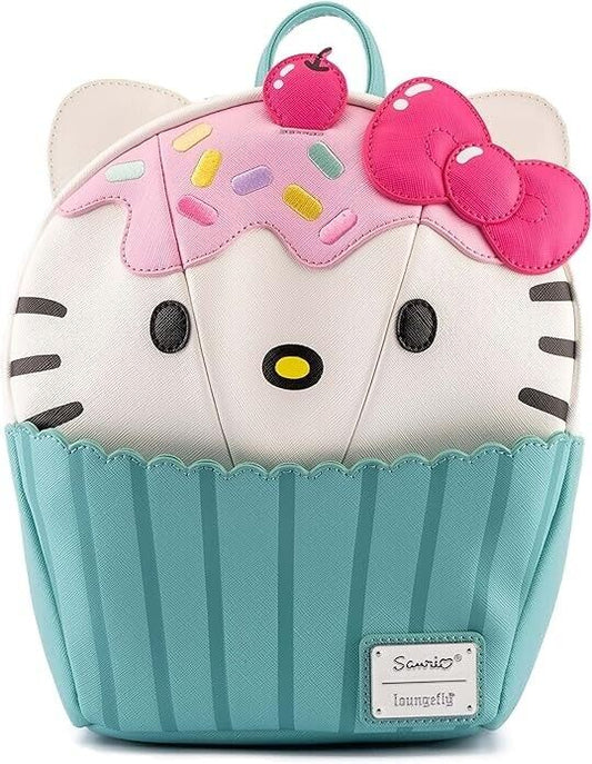 Loungefly Sanrio Hello Kitty Cupcake Women's Double Strap Shoulder Bag Purse