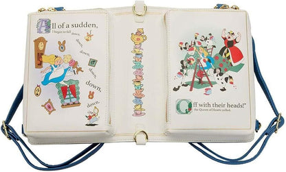 Loungefly Disney Alice in Wonderland Classic Book Convertible Shoulder Bag Purse