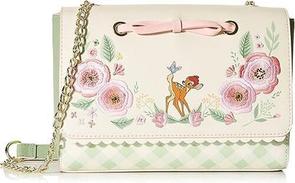 Loungefly Disney Bambi Springtime Gingham Crossbody