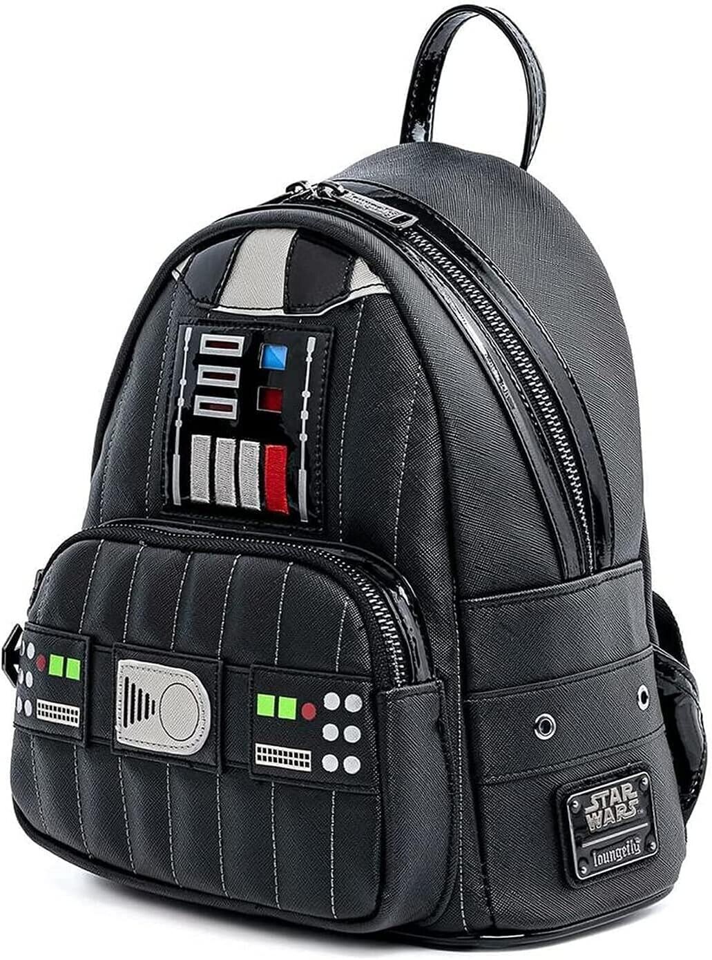 LOUNGEFLY Star Wars Darth Vader Light Up Cosplay Womens Mini Backpack Purse