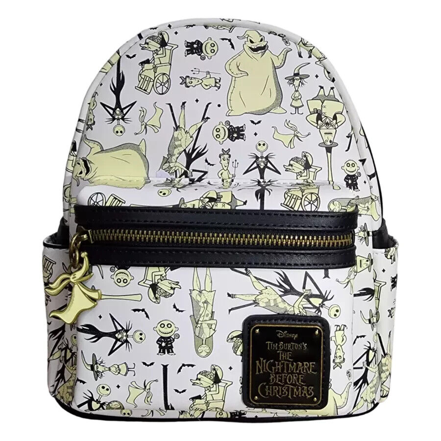 Loungefly Disney Nightmare Before Christmas Glow-In-The-Dark Mini Backpack