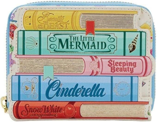 Loungefly Disney Princess Books Classic Zip Around Wallet