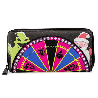 Loungefly Nightmare Before Christmas Oogie Boogie Metal Zip Around Wallet