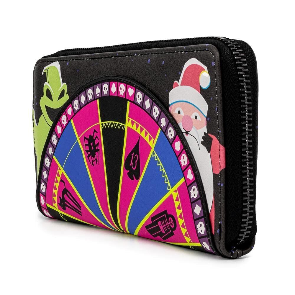 Loungefly Nightmare Before Christmas Oogie Boogie Metal Zip Around Wallet