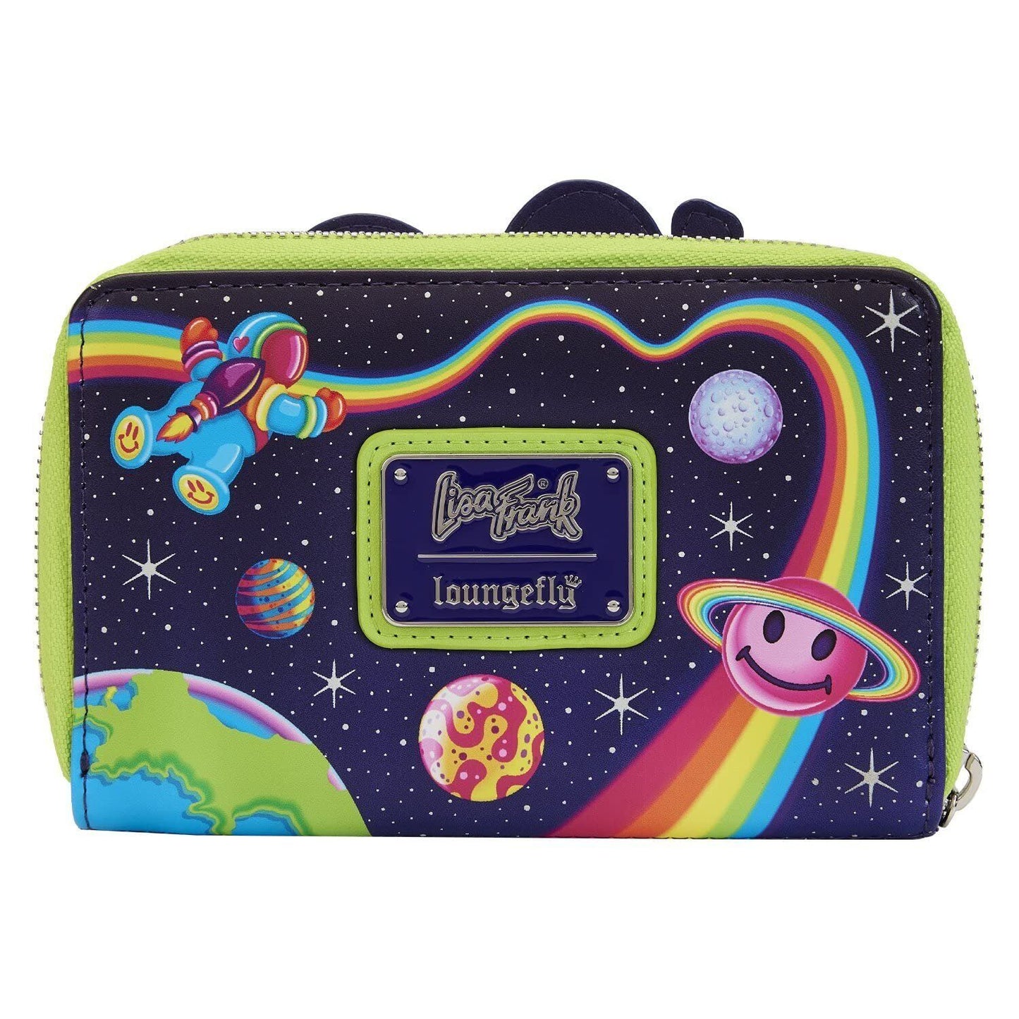 Loungefly Lisa Frank Cosmic Alien Ride Zip Around Wallet