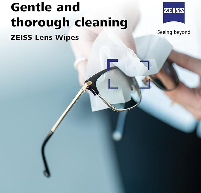 ZEISS Pre-Moistened Alcohol Wipes, Glasses Cleaner, 400 Count