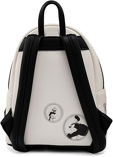 Disney Loungefly Mickey Steamboat Willie Music Cruise Double Strap Shoulder Bag