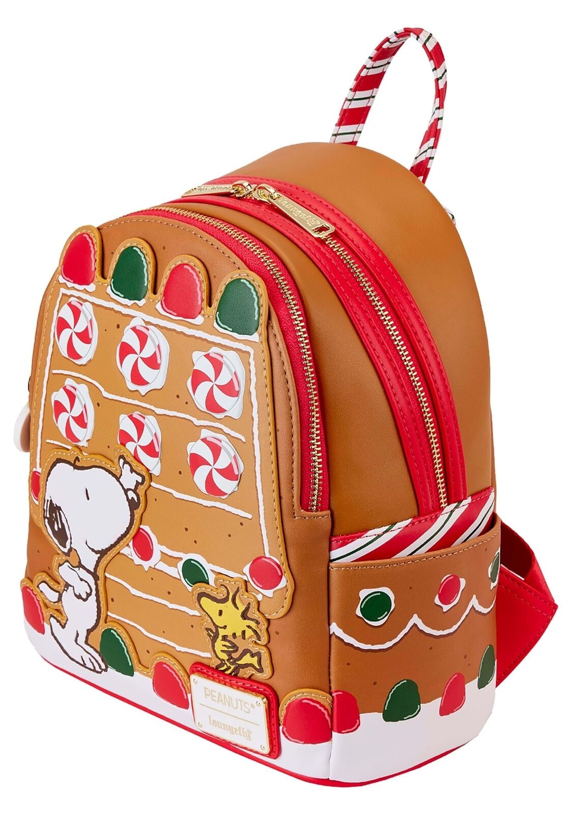 Loungefly Peanuts Snoopy Gingerbread House Scented Mini Backpack