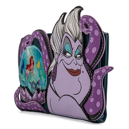 Disney Villains Scenes Ursula Crystal Ball Flap Wallet