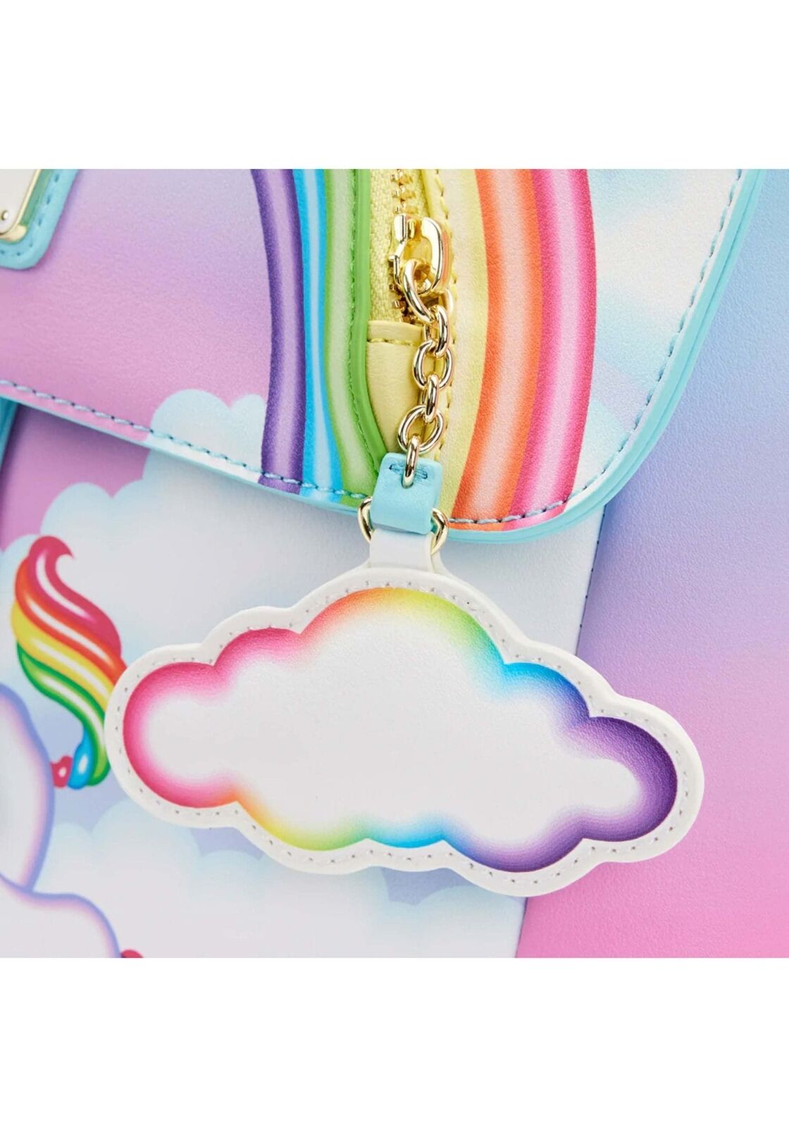 Loungefly Lisa Frank Unicorn Reflection Mini Backpack