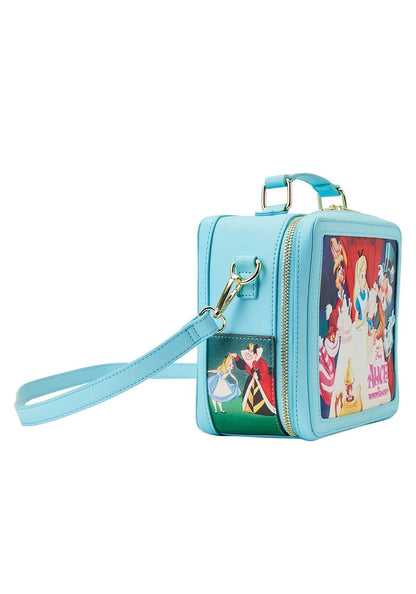 Loungefly Disney Alice in Wonderland Classic Movie Lunch Box Crossbody Purse