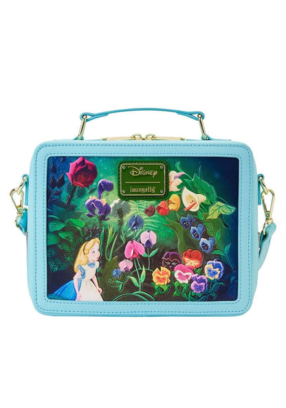 Loungefly Disney Alice in Wonderland Classic Movie Lunch Box Crossbody Purse