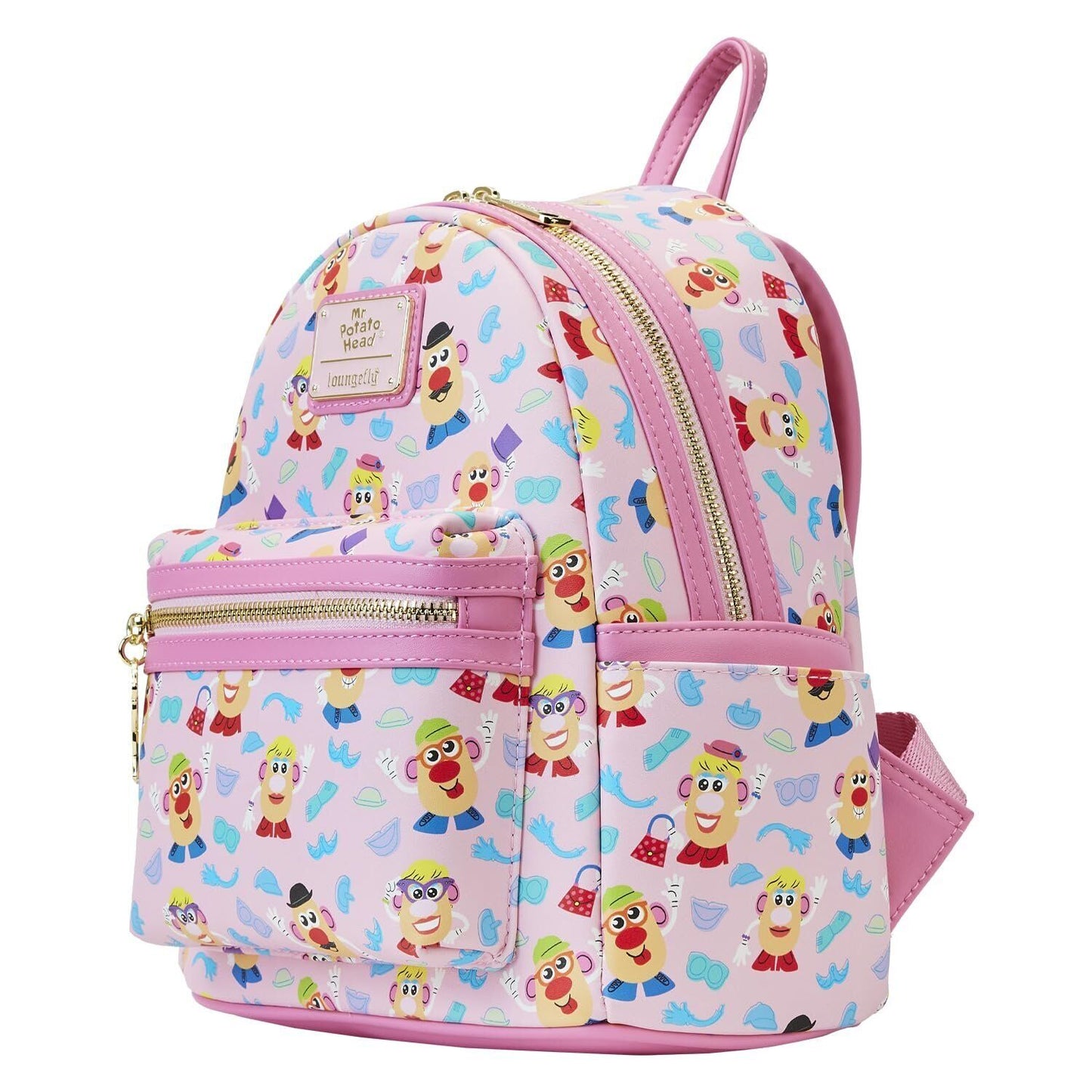 Loungefly Hasbro Mr. and Mrs. Potato Head All Over Print Mini Backpack