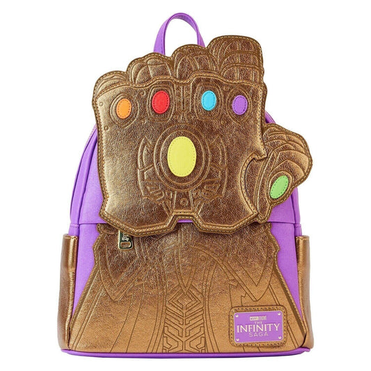 Loungefly Marvel Shine Thanos Gauntlet Mini Backpack Standard