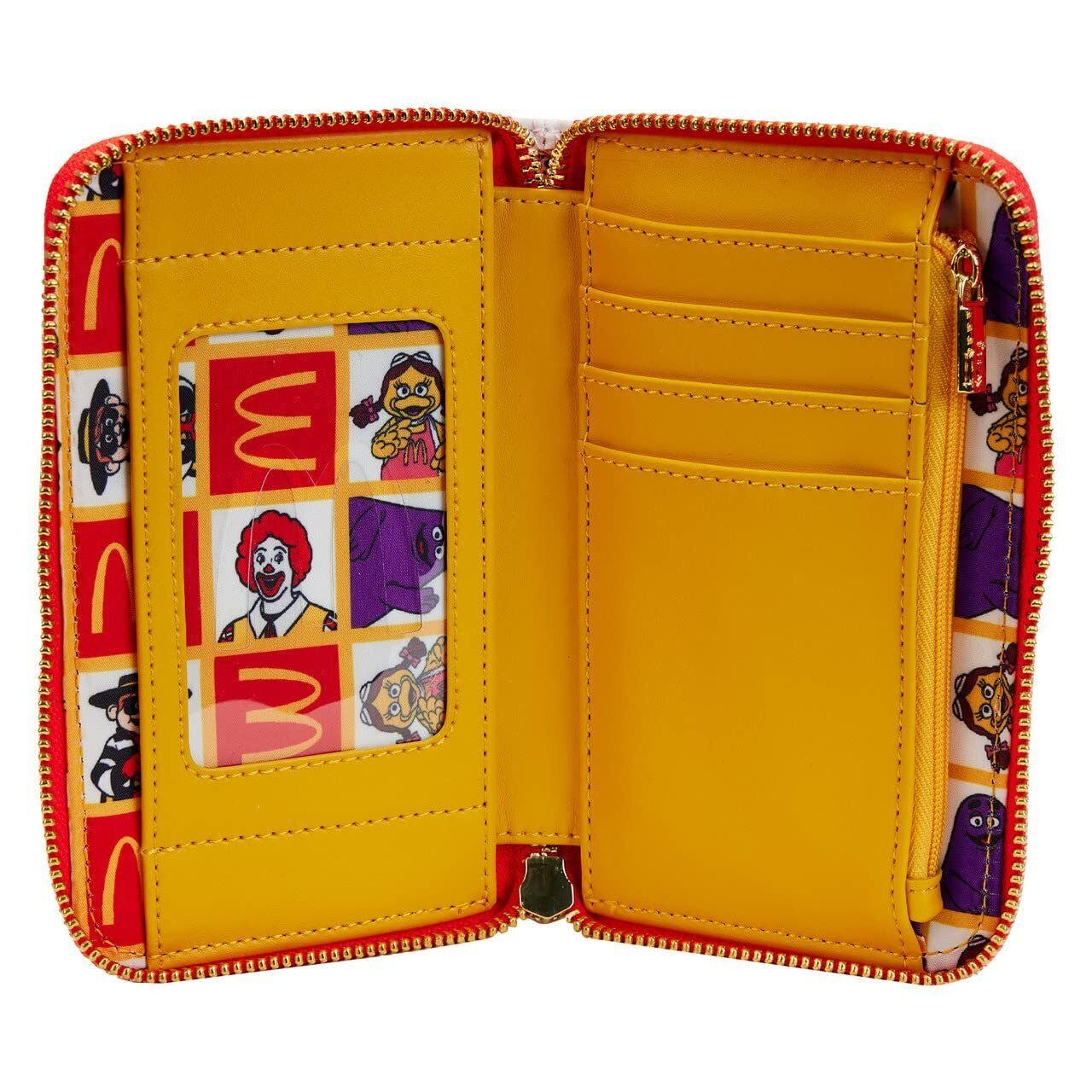 Loungefly Mcdonalds Ronald And Friends Zip Around Wallet