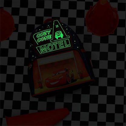 Loungefly Disney Pixar Cars Cozy Cone Womens Double Strap Shoulder Bag Purse