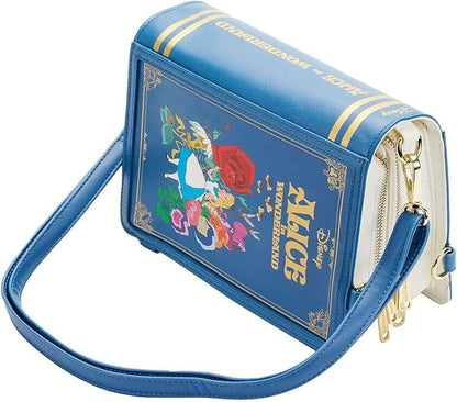 Loungefly Disney Alice in Wonderland Classic Book Convertible Shoulder Bag Purse