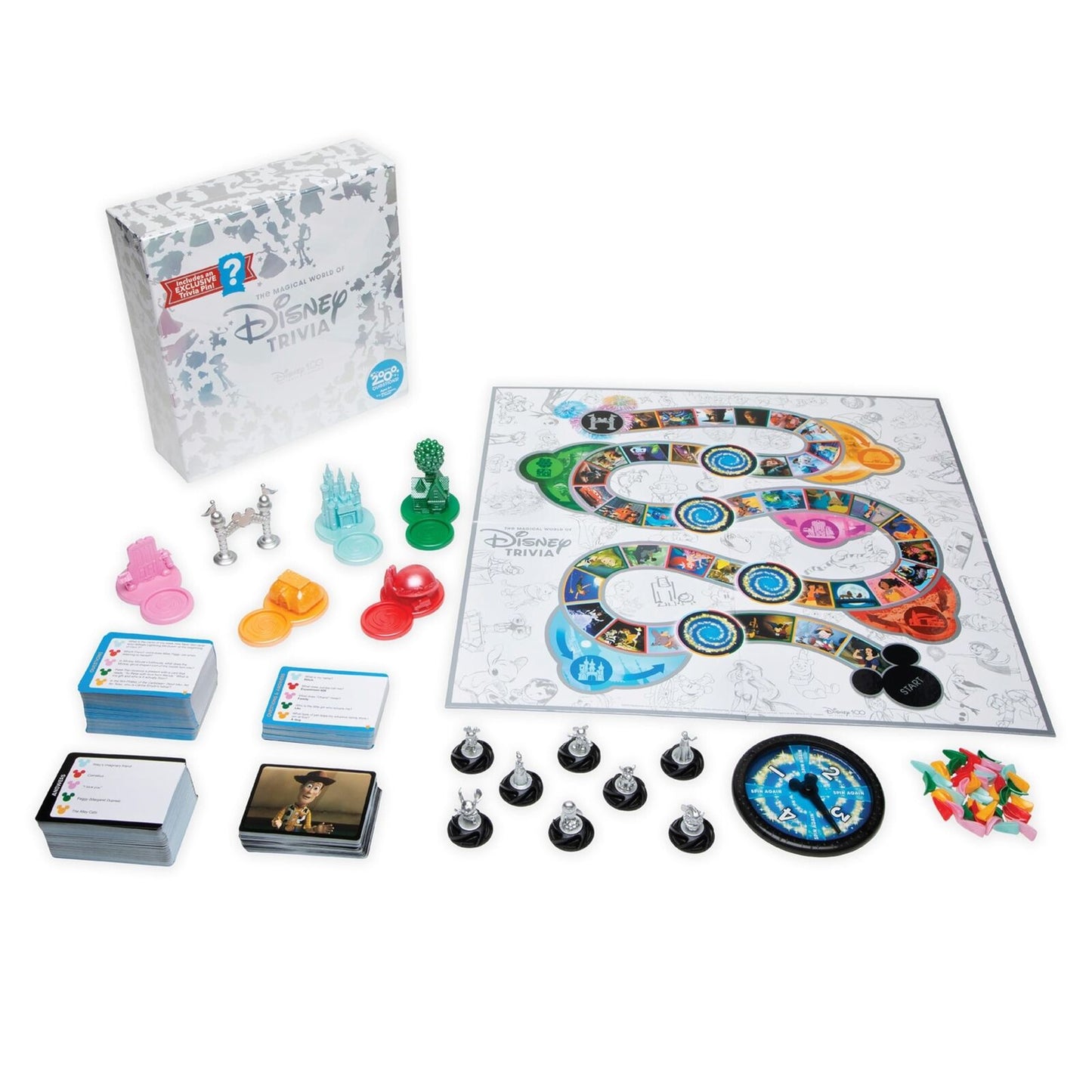 PlayMonster Disney Trivia Board Game – Family Fun, Multi-Player, Ages 6+