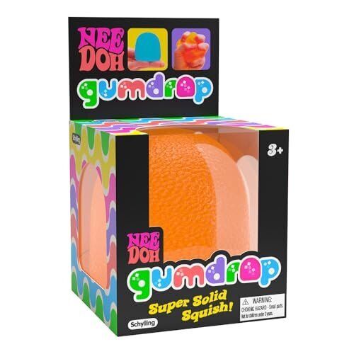 Schylling NeeDoh Gumdrop Sensory Fidget Toy - Soft Stress Ball, Assorted Colors