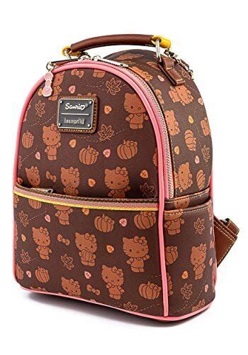 Loungefly x Sanrio Hello Kitty Pumpkin Spice Mini Convertible Backpack