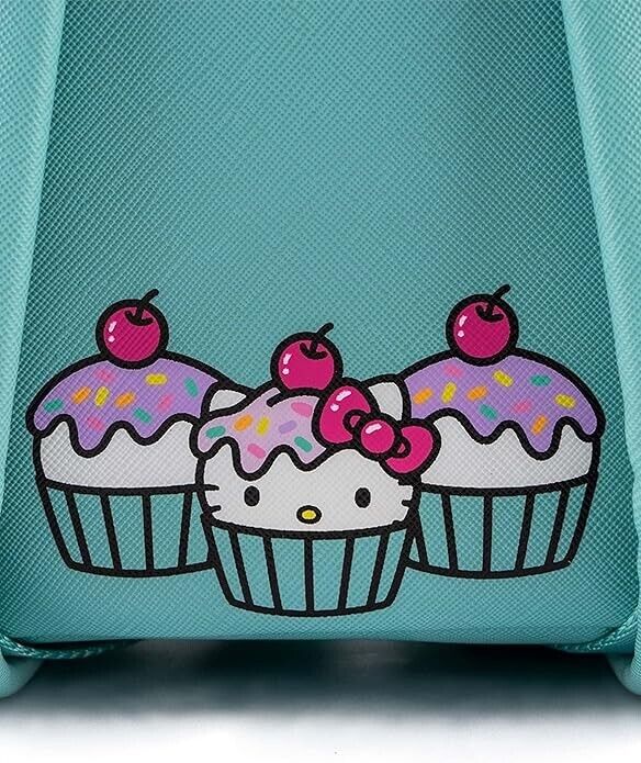 Loungefly Sanrio Hello Kitty Cupcake Women's Double Strap Shoulder Bag Purse