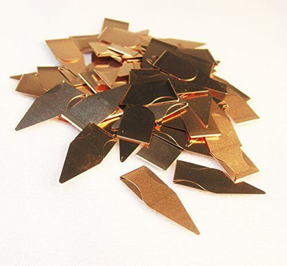 Book Darts 125 Count Tin Bronze Bookmarks - Line Book Markers