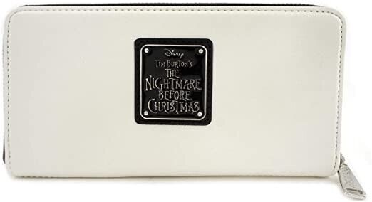 LOUNGEFLY x Nightmare Before Christmas Jack and Sally Debossed Zip-Around Wallet