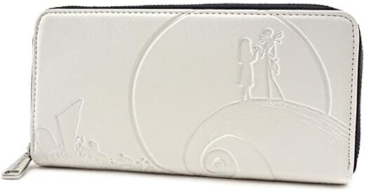 LOUNGEFLY x Nightmare Before Christmas Jack and Sally Debossed Zip-Around Wallet