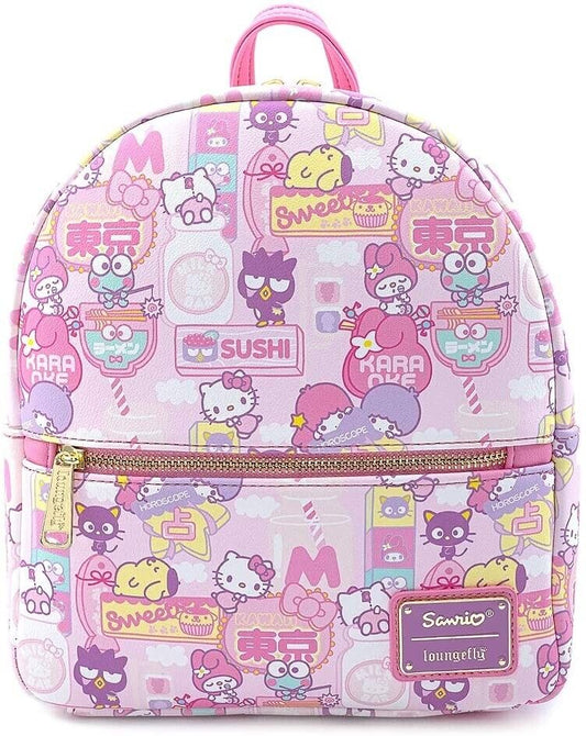 Loungefly Sanrio Hello Kitty Kawai Convertible Double Strap Shoulder Bag Handbag