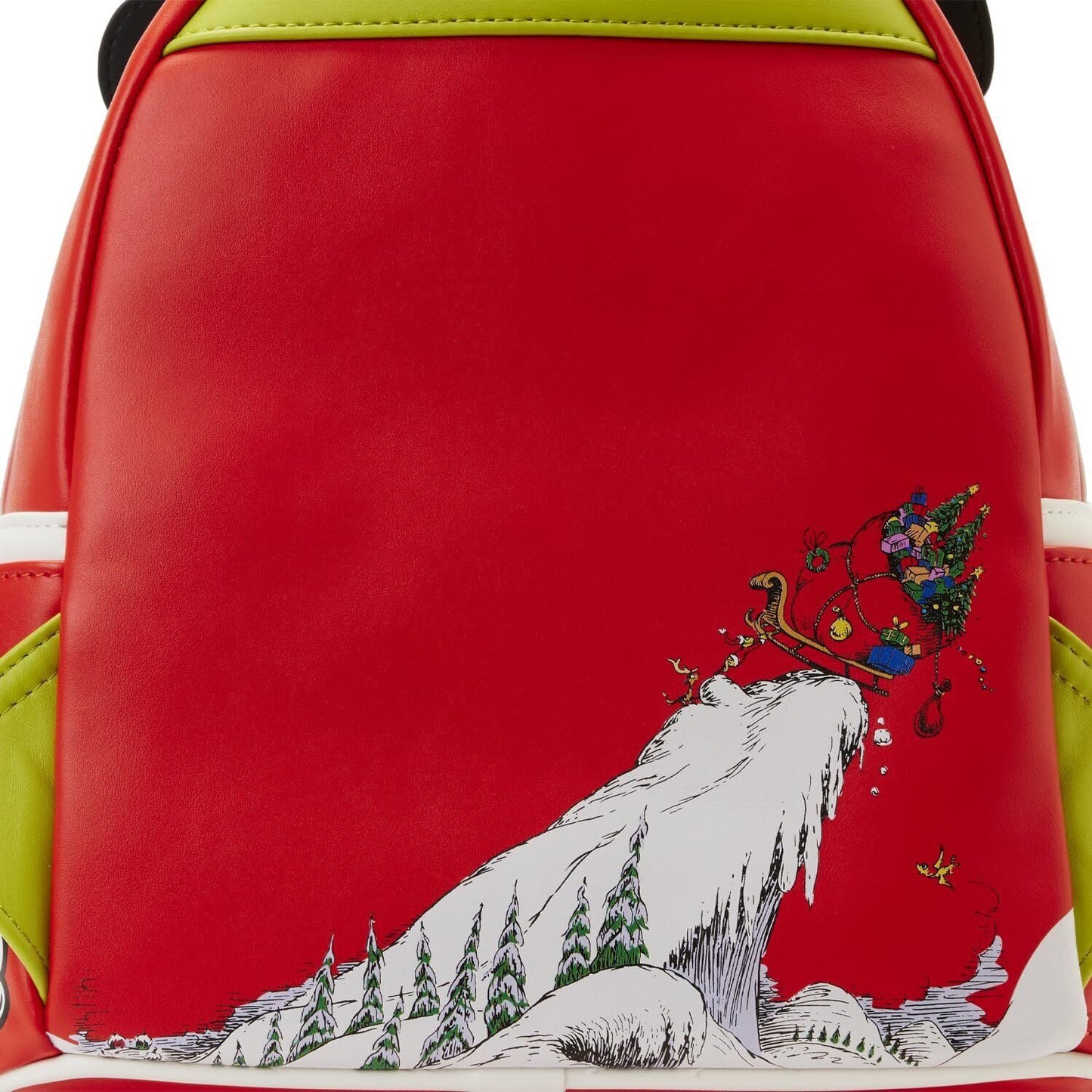 Loungefly DR Seuss Grinch LENTICULAR Heart Mini Backpack