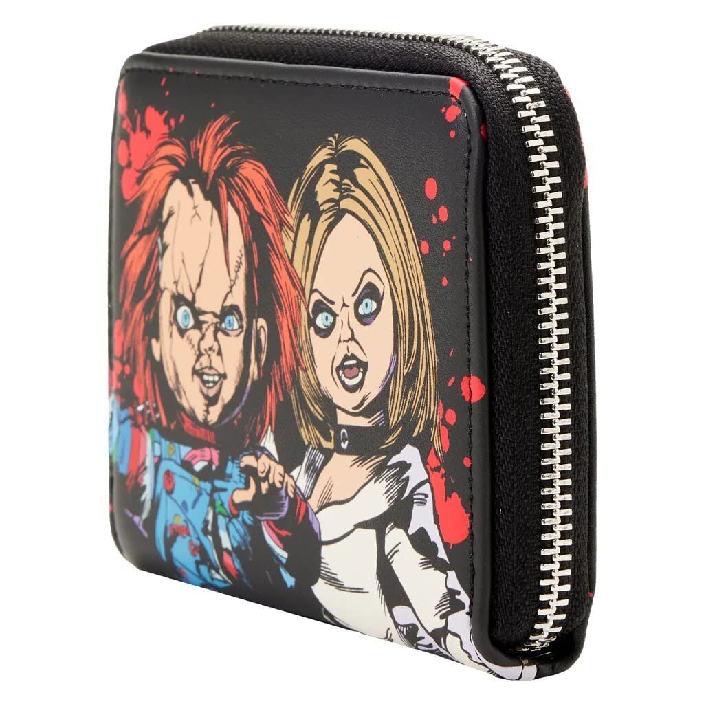 Loungefly Universal Bride Of Chucky Happy Couple Tiffany Zip-Around Wallet