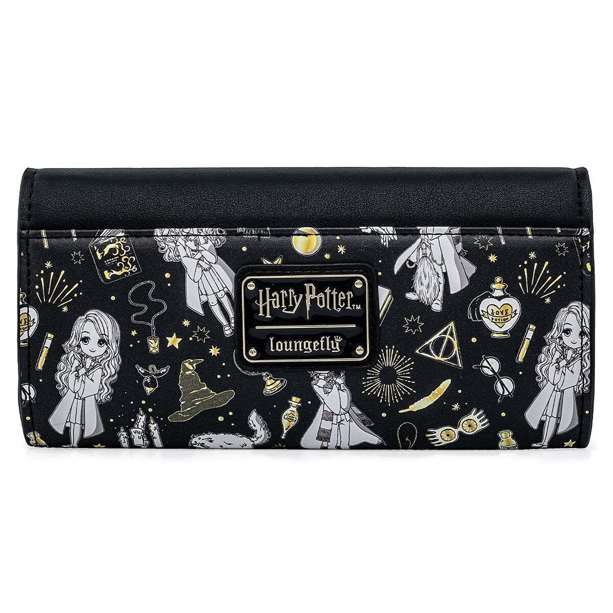 Loungefly Harry Potter Magical Elements All Over Print Faux Leather Wallet