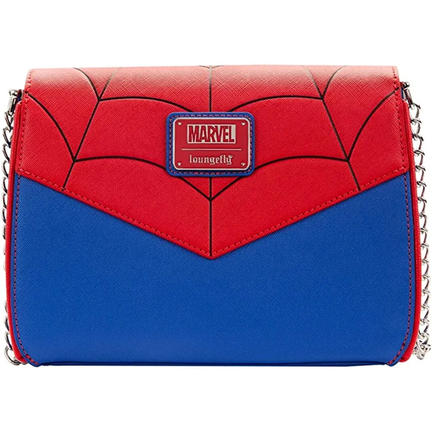 LOUNGEFLY Marvel Spider Man Color-Block Crossbody Bag Spider Man One Size