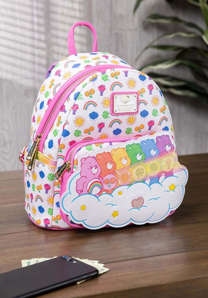 Loungefly Care Bears Stare Rainbow Mini Backpack