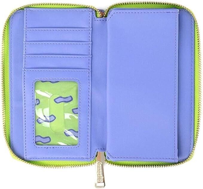 LOUNGEFLY Nickelodeon Rugrats Reptar Bar All Over Print Zip Around Wallet