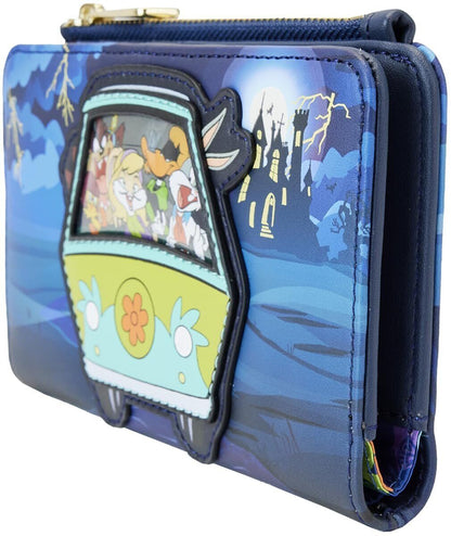 Looney Tunes Warner Bros 100th Anniversary Scooby-Doo Mash-Up Flap Wallet