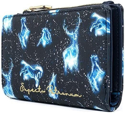 LOUNGEFLY Harry Potter Expecto Patronus AOP Wallet