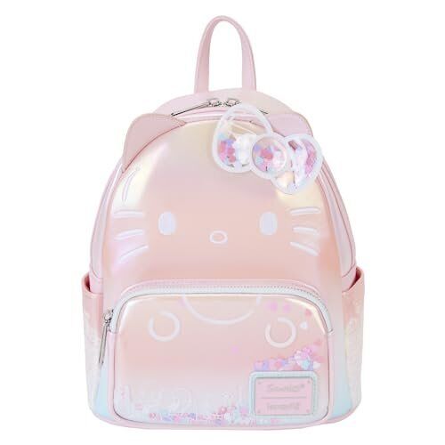Loungefly Hello Kitty 50th Anniversary Clear Womens Shoulder Bag Purse
