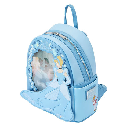Loungefly Disney Cinderella Princess Lenticular Mini Backpack, Standard Size