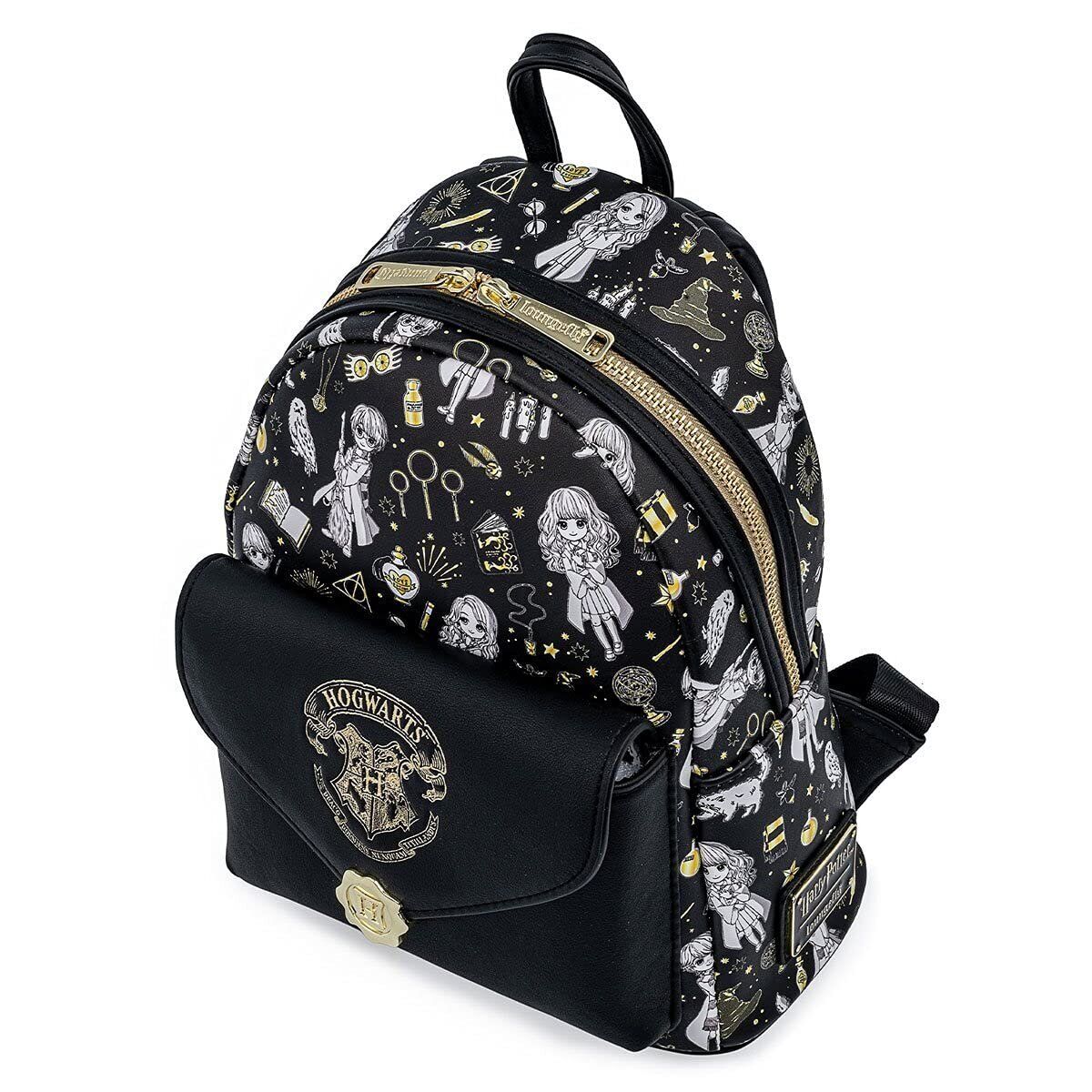 Loungefly Harry Potter Magical Elements Print Double Strap Shoulder Bag Purse