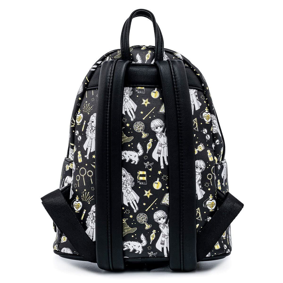Loungefly Harry Potter Magical Elements Print Double Strap Shoulder Bag Purse
