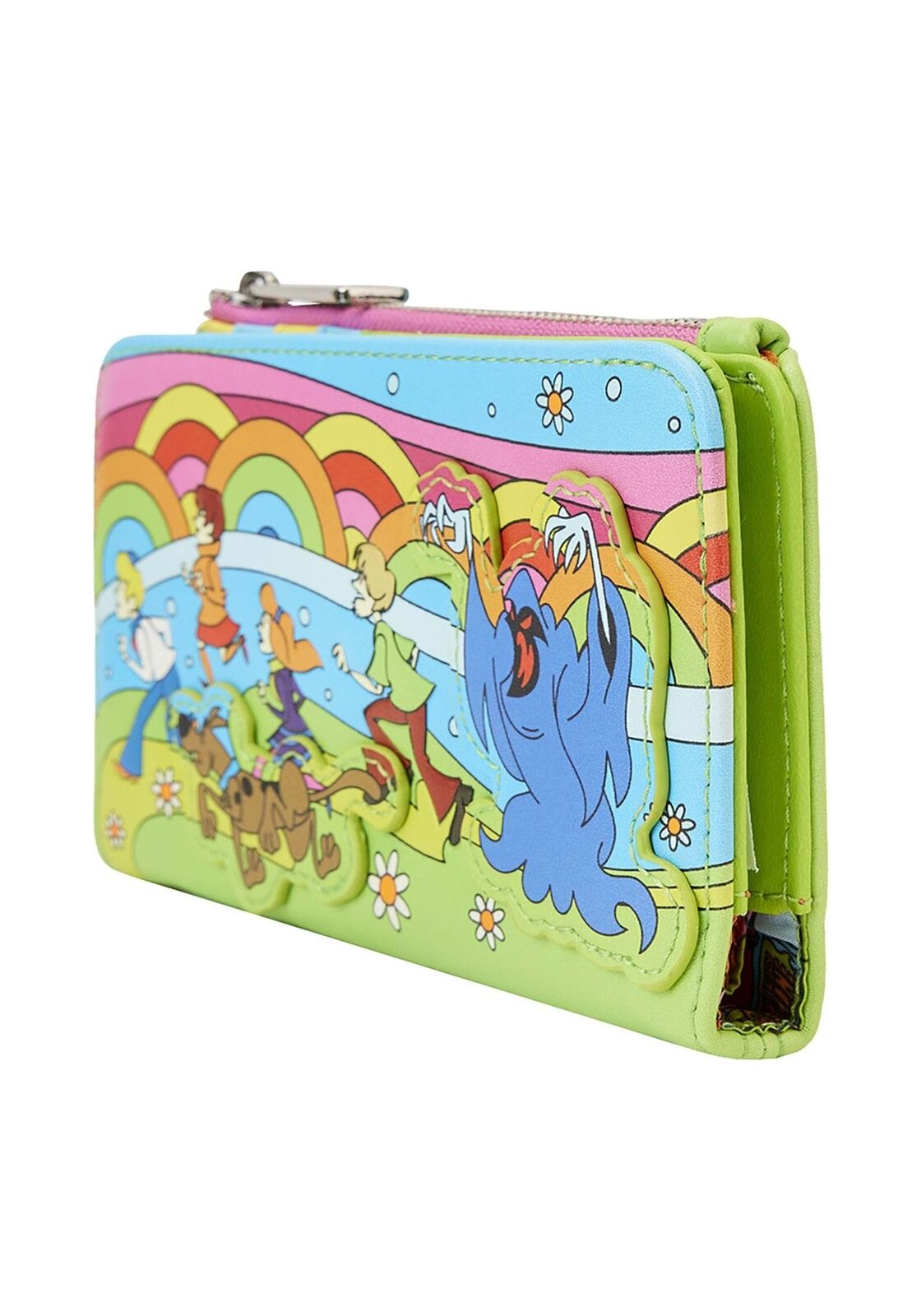 Loungefly Scooby Doo Psychedelic Monster Chase Glow in the Dark Flap Wallet