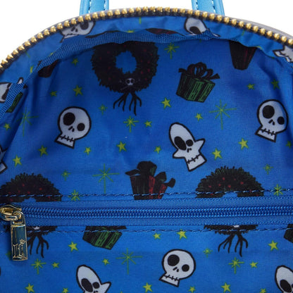 Loungefly NBC Christmas Town Mini Backpack - Festive Frights & Holiday Delights
